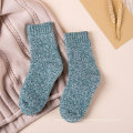 Winter merino wool women full terry socks thick warm colorful wool socks